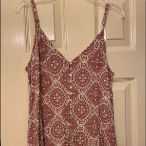 Pink and white summer tank!